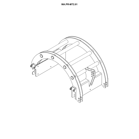 Części zamienne Metal-Technik Wał pryzmowy MT2 z dociskiem